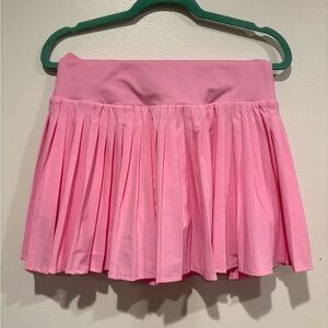 Pink Pleated Women's Skort